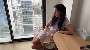 Step sister breaks under hard fuck and facial cumshots.