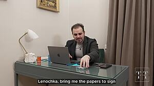 Pleasing Boss with Blowjob for Career Advancement in Office 4K HD Tim Team