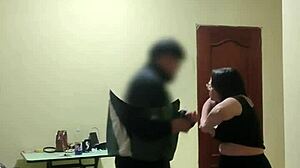 Maid Fucked Intensely By Young Man.