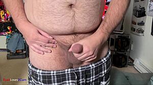 Intensely stroking my dick until I cum hard