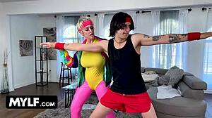 i learn yoga poses from the master in part one.