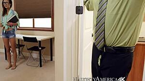 Asian Banged in Classroom with Creampie and Spanking