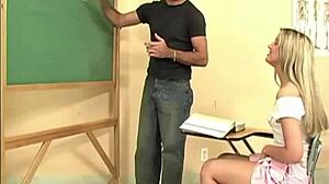 Teacher Makes Student Wet In Class