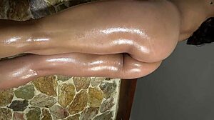 Check out oiled Xattlalust's curvy big ass and legs