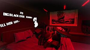 Stretching this femboy's ass while fucking him 😈.