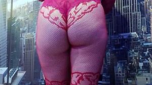 brunette with a big ass fucks a hot student in the ass 😏