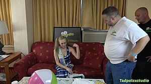 Luna Lips Gangbang Pregnant Pussy Fucked by Many Horny Hung Cocks