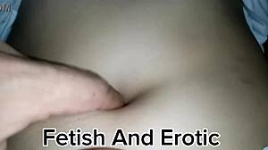 a massage in her deep navel