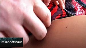 That milf with huge tits getting pounded hard on the bed