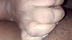 Stepmom gives very hot blowjob with deepthroat and cum in mouth