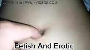 a massage in her deep navel