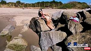 Mature Liberal Woman Fucks Mature German Man on Mexican Beaches