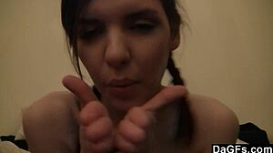 dagfs - cute petite pigtail teen teases on her webcam 😏
