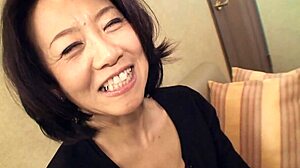 asian mom junko sakashita got excited by a guy and showed her boobs on the street