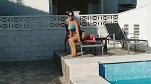 Claudia Bavel's Striptease Videos and Outdoor Masturbation