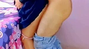 After fucking her and begging, she finally gave me her virgin ass on these end-of-year vacations, real homemade