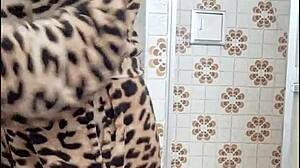 Latina MILF Prepares Pussy, Ass, and Mouth for Incoming Fuck in Bathroom