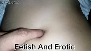 a massage in her deep navel