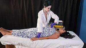 emergency room defibrillation saves patient with big tits