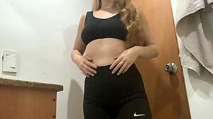 Stepmother Invites Stepson With Big Cock Into Bathroom