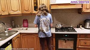 angry roommate turns pussy after cock