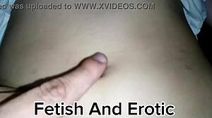 a massage in her deep navel