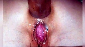 real wet anal orgasm in housewife milf squirting session