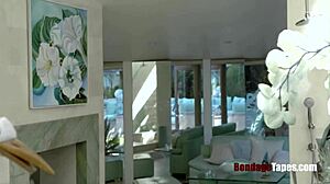 Redhead teen 18+ kneeled and fucked