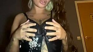 can a horny goth slut handle fucking her tight ass?