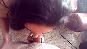 Amateur Couple Enjoys Intimate Fireplace Sex