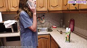 angry roommate turns pussy after cock