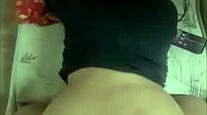 Stepmother enjoys getting it from behind in the bedroom