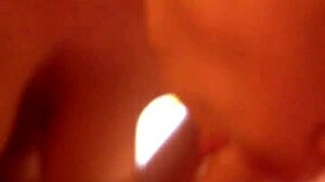 Amateur Italian blowjob with perfect body, sexy big tits, and European charm