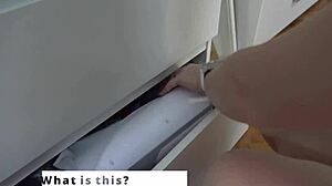 anna tests xspacecup with footjob