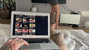 Big booty babe rides deep in pov