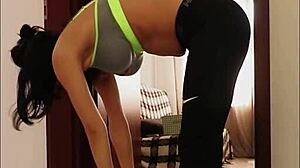 He Fucks Me Hard During My Yoga Hour with Creampie Amateur