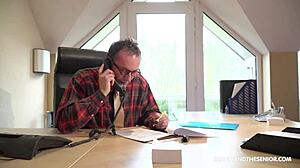 can this horny young girl crave a blowjob from her old grandfather