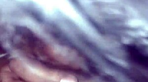 Stepmom gives very hot blowjob with deepthroat and cum in mouth