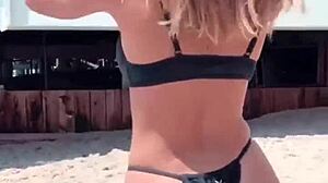 Boutinela's all black bikini compilation closer in the club mix
