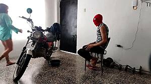 innocent neighbor surprises with unexpected action