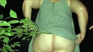 want to see a sneaky outside creampie?