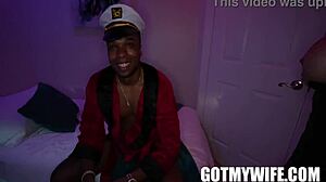 Egypt's Husband Watches Her Enjoy First Big Black Cock with Kaby Snow!