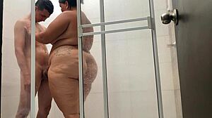 my stepmother who does everything in the bathroom