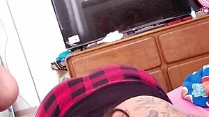 my stepmother gets hot when dad is not home