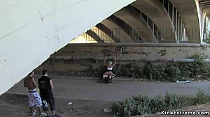 Blonde in Bondage in Latex 😈