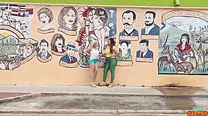 Angelina Castro and Cristi Ann share a sensual strap-on session