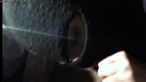 Femdom Blowjob in Car with Girlfriend's Rough Sucking