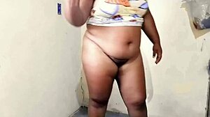 Bbw Wife With Big Ass Experiments With Thong Panties From Neighbor.