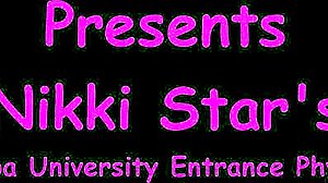 tampa university physical with nikki star - anal fingering and orgasm 😏