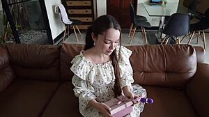 An unexpected birthday gift for a stepsister